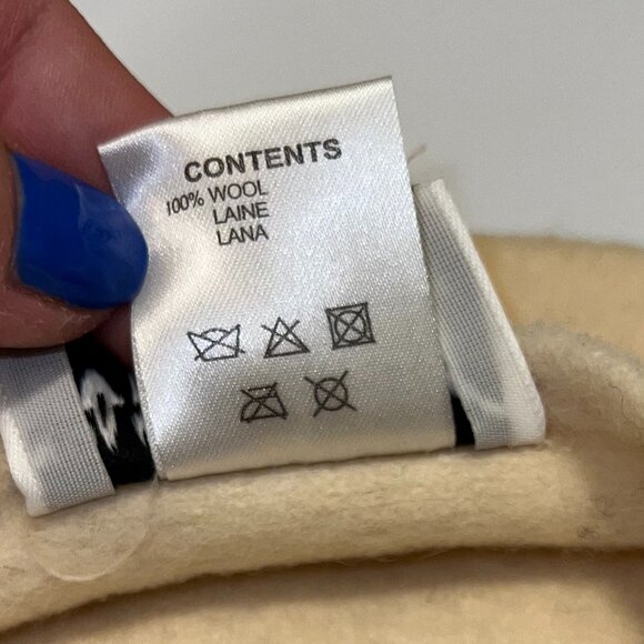 Betmar New York Cream colored embellished beret - Picture 5 of 6